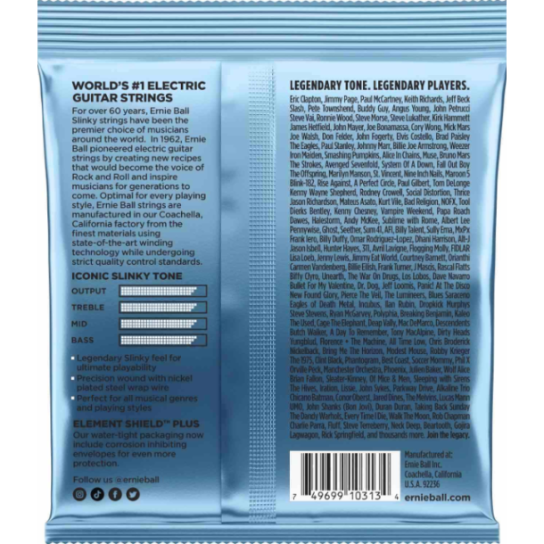 Ernie Ball 2212  Primo Slinky Nickel Electric
